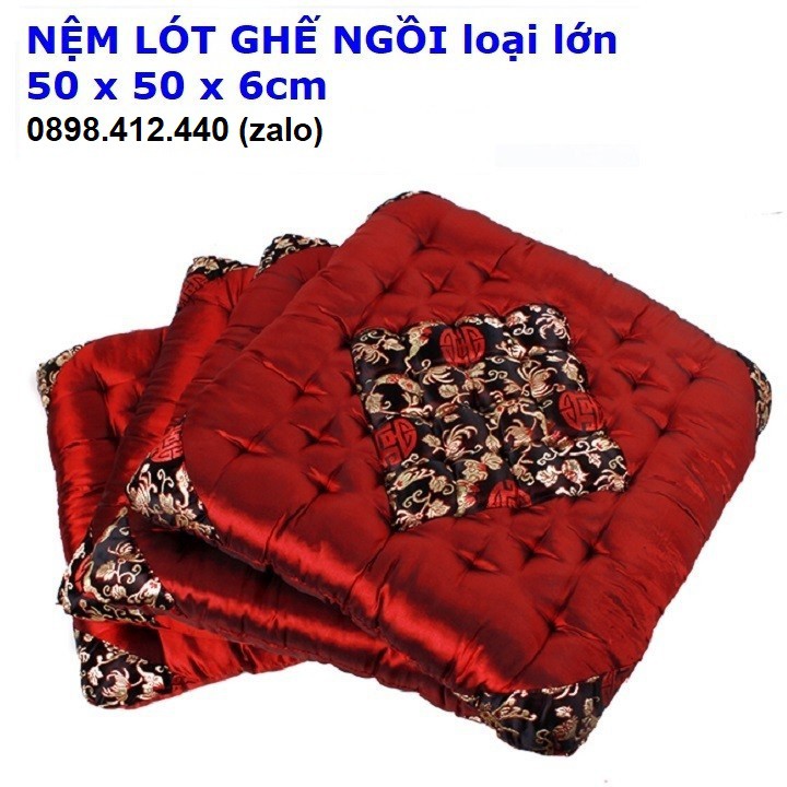 nệm lót ghế ngồi - nệm lót ghế gỗ