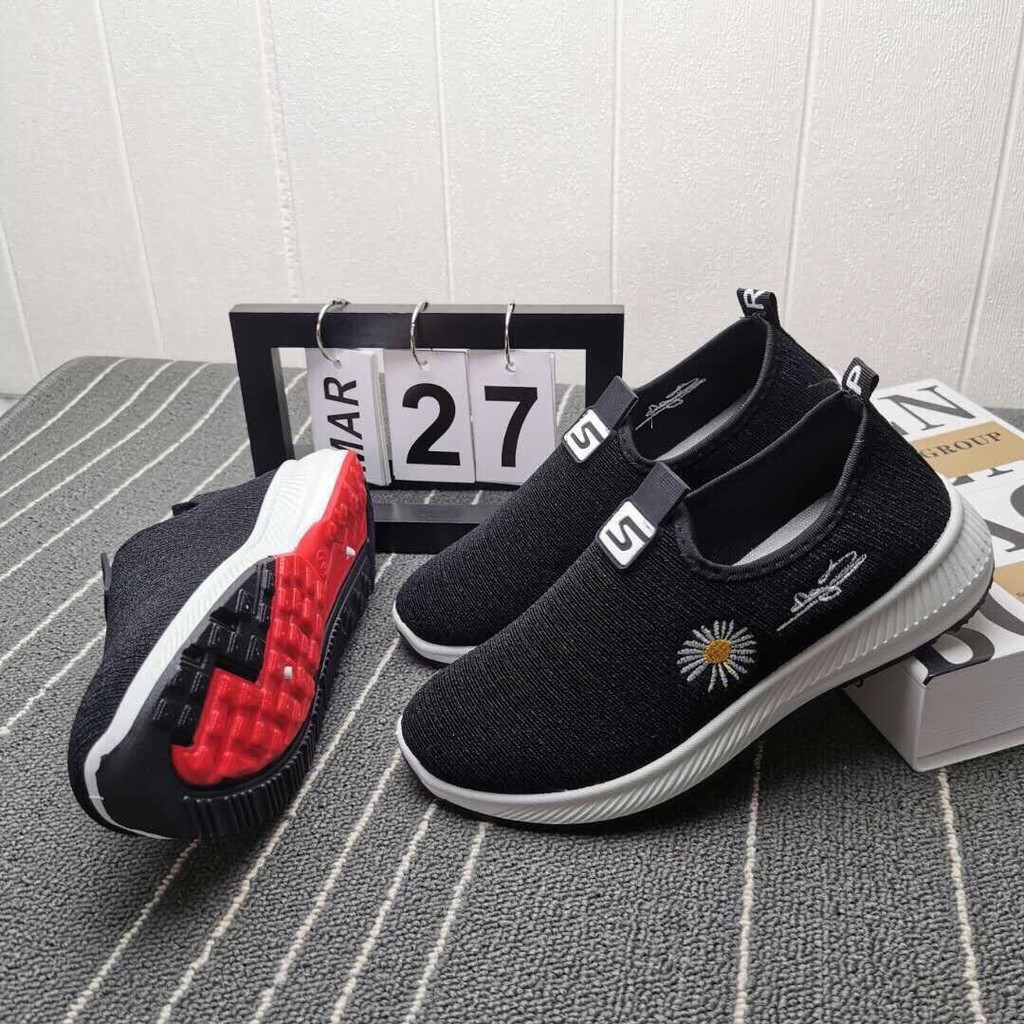 (XẢ LỖ) Giày thể thao cổ chun đế mềm chạy bộ