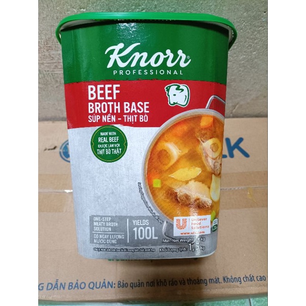 Knorr Súp nền - Thịt bò (Beef Broth Base)