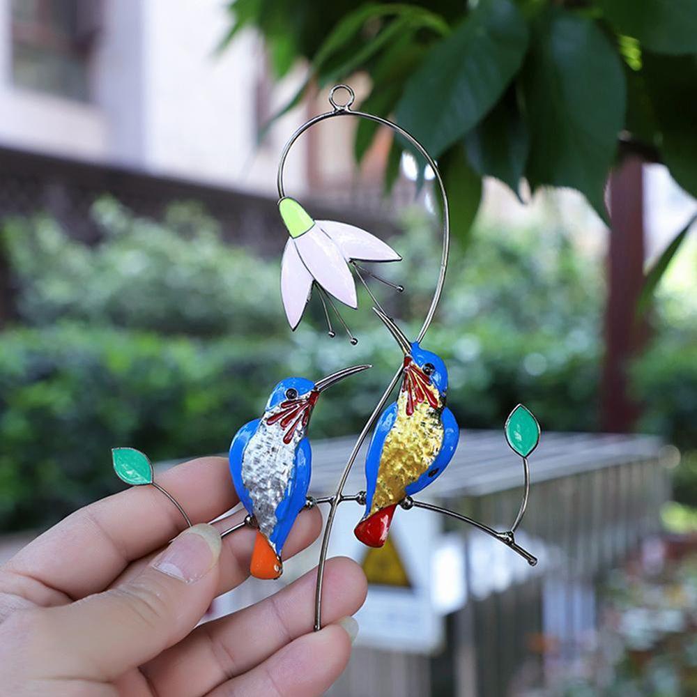 Phụ Kiện Trang Trí Hình Chú Chim Bằng Sắt