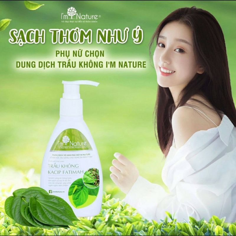 [quà tặng] dung dịch vệ sinh lá trầu không 150ml & serum ngọc nữ xuân hồng 20ml