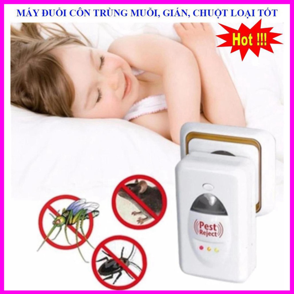 [BÁN CHẠY] Thiết Bị Xua Đuổi Côn Trùng Pest Rejeck _(CÓ BẢO HÀNH)