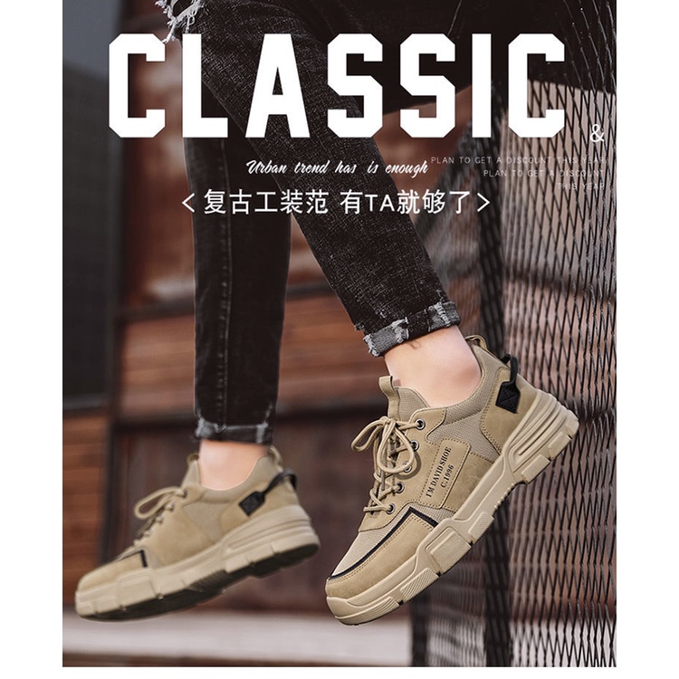 Giày thể thao thoáng khí chống thấm nước chống trượt thời trang mùa hè dành cho nam