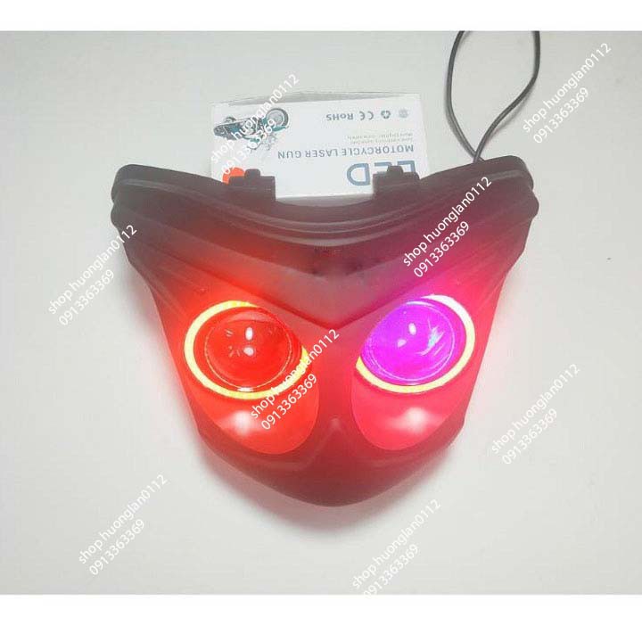 Pha đèn mắt cú xe máy Wave