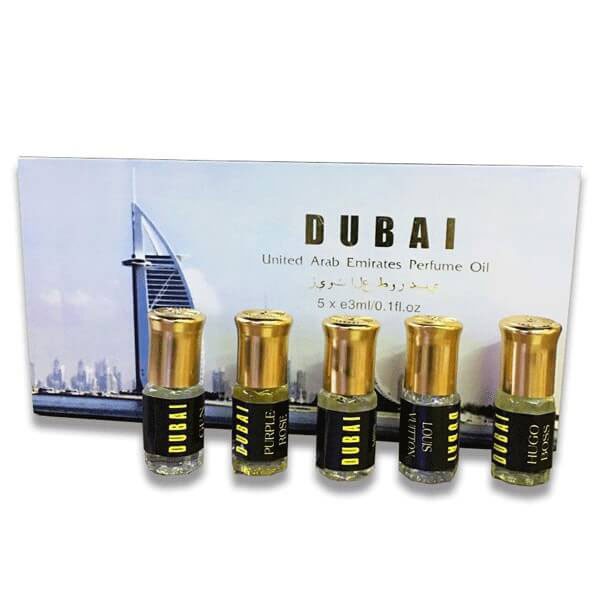 Set tinh dầu nước hoa Dubai 5 chai dạng lăn | Thế Giới Skin Care