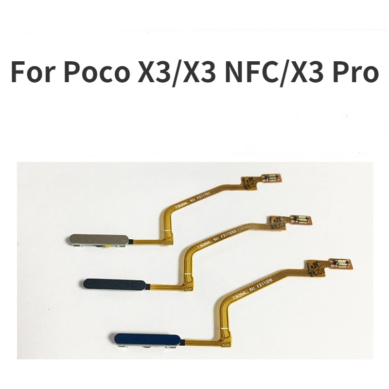 Cáp Flex Cảm Ứng Vân Tay Cho Xiaomi Poco X3 Pro F3 Pro M3 Pro Redmi 9T