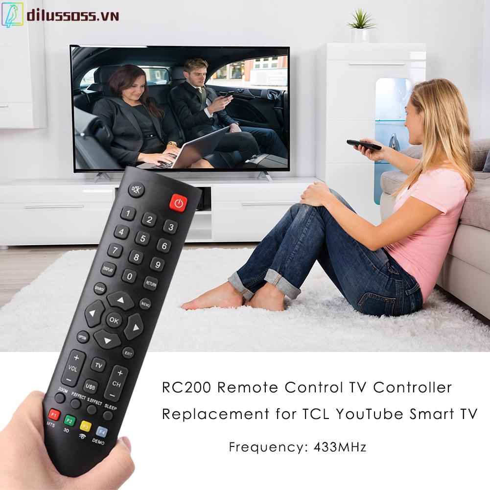 Điều Khiển Từ Xa Dilussoss Rc200 Cho Tv Thông Minh Tcl Youtube