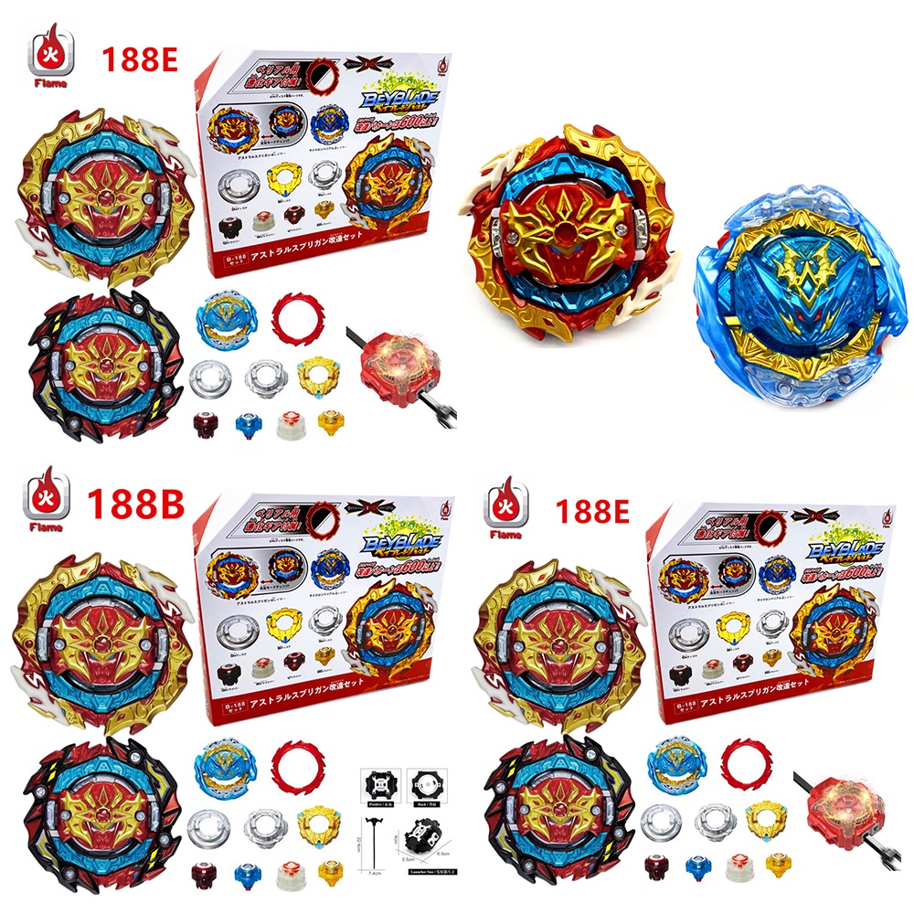 Con quay đồ chơi Beyblade Burst DB B187 / B188 Astral Spriggan Cyclone Belial Shu Kurenai Spark kèm phụ kiện