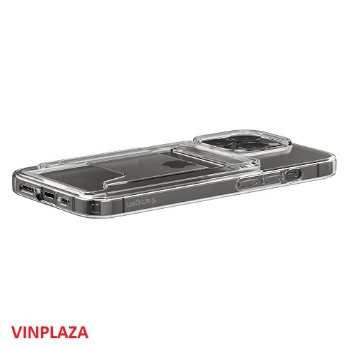 ỐP LƯNG IPHONE 14 PRO MAX SPIGEN CRYSTAL SLOT DUAL CRYSTAL CLEAR - OLIP14SCS