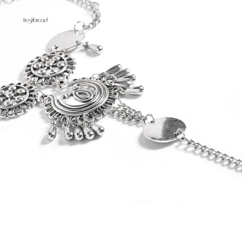 Lắc chân xỏ ngón mặt đồng xu phong cách vintage | BigBuy360 - bigbuy360.vn