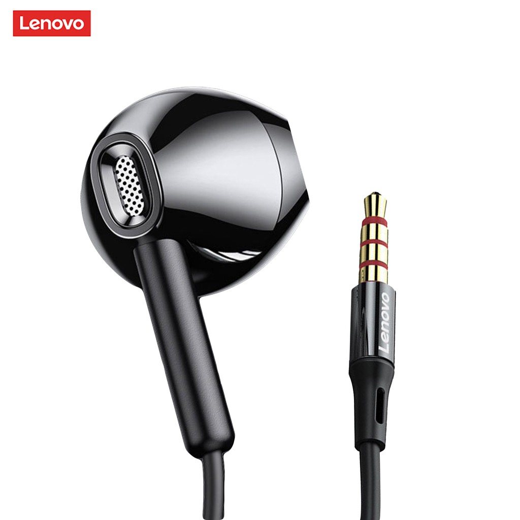 Tai Nghe Nhét Tai Lenovo Xf06 Jack Cắm 3.5mm Âm Thanh Trầm Tích Hợp Micro Tiện Dụng