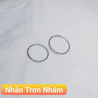 Nhẫn trơn đơn giản phong cách Hàn Quốc