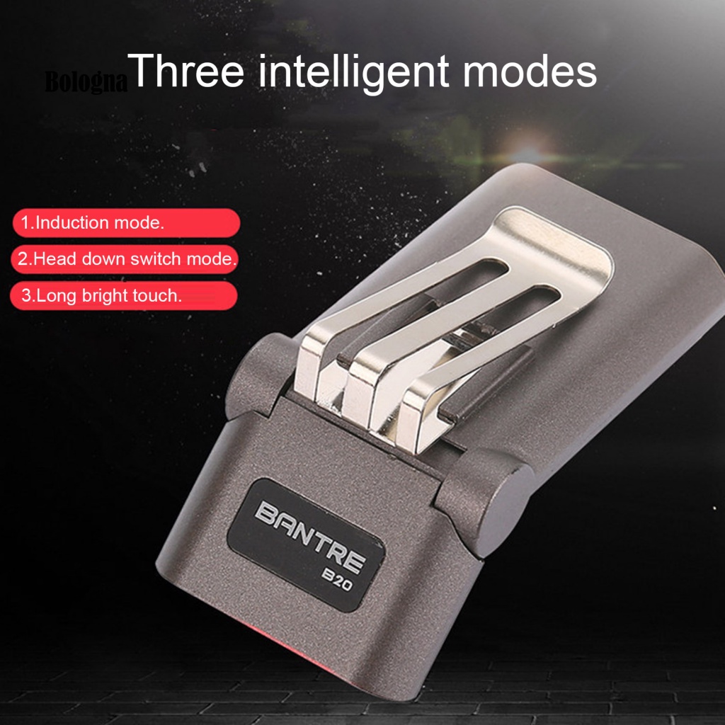 Đèn Kẹp Mũ Lưỡi Trai Cảm Ứng Có Thể Sạc Lại Dành Cho Câu Cá