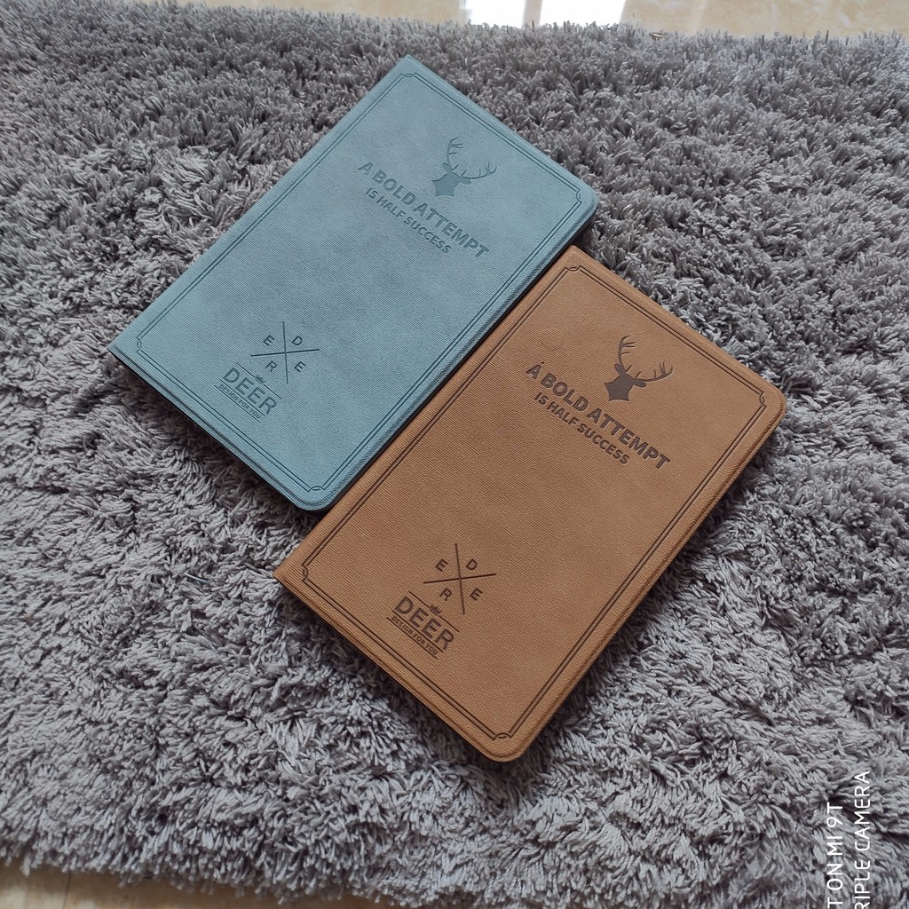 Bao da vân vải kaki Xiaomi Mipad 4 / Mipad 5 / Mi pad 5 pro họa tiết hươu nai