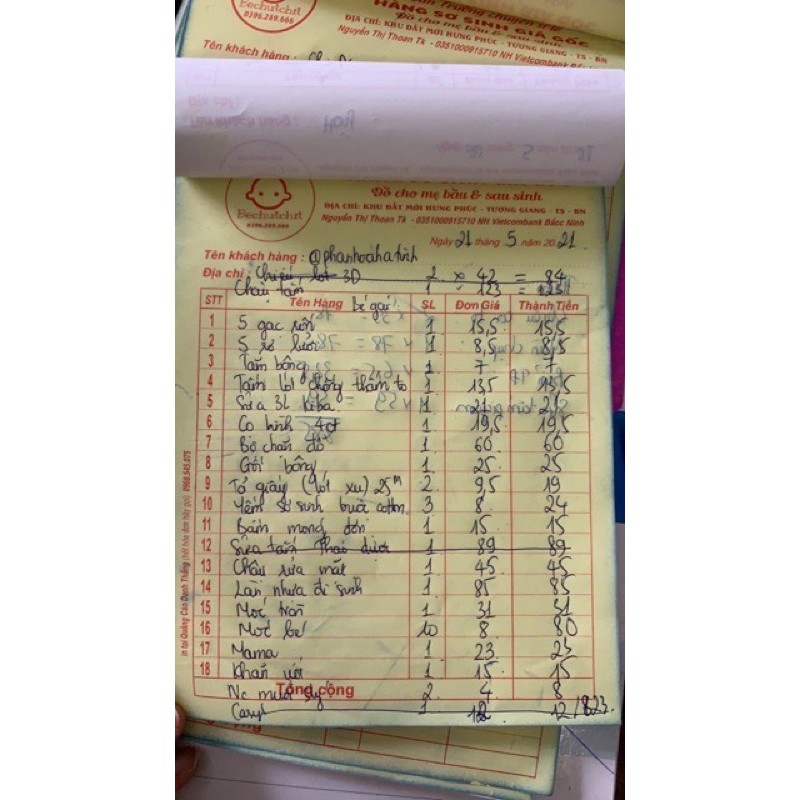 combo bé gái 22/5/2021 (tặng 1 vòng dâu)