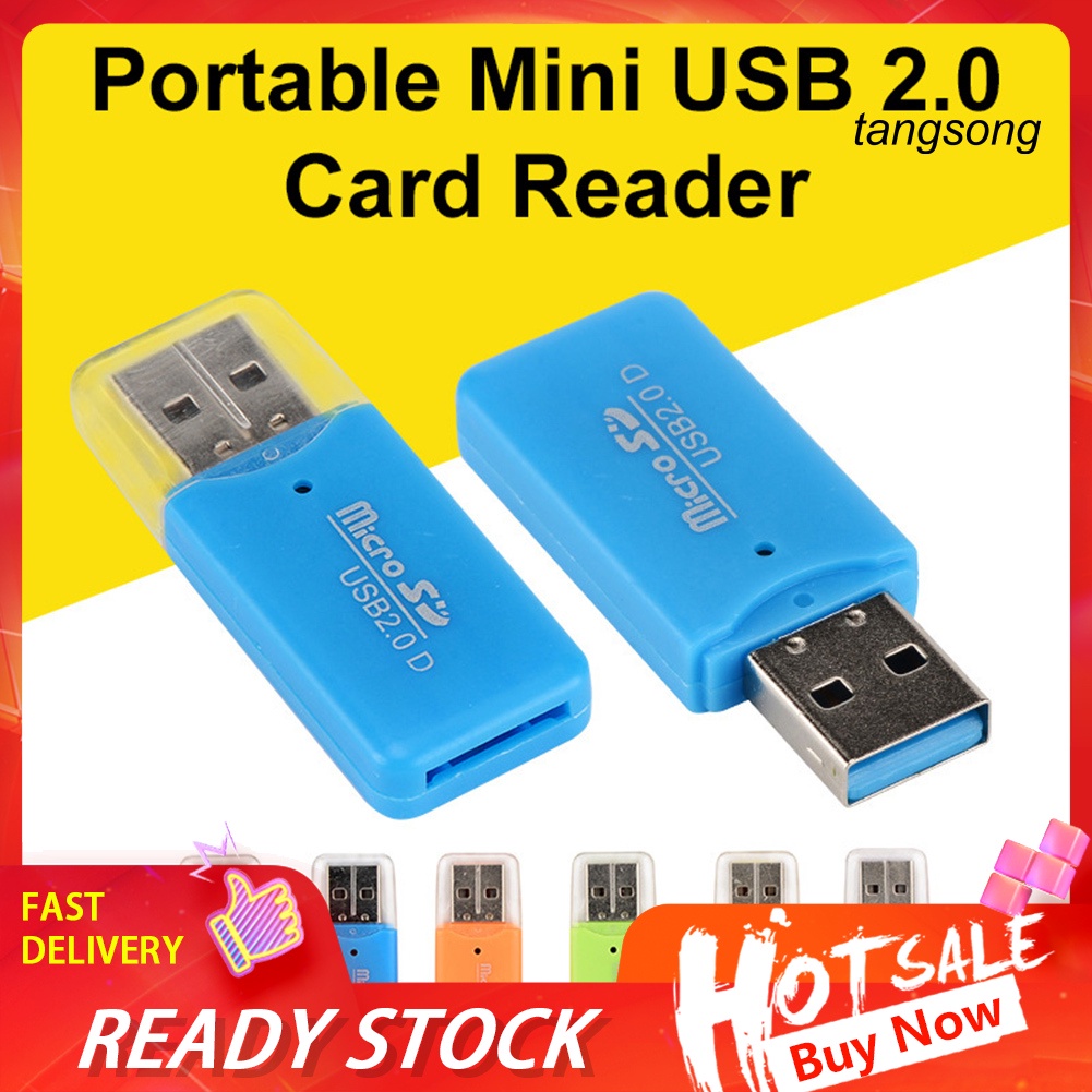 Đầu Đọc Thẻ Nhớ Usb 2.0 Tf Micro Sd Cho Pc Laptop
