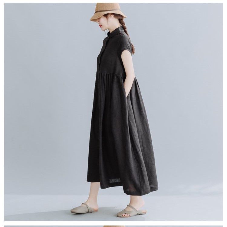 Đầm Đũi nữ dáng Babydoll, Đầm suông Rộng Nhiều Màu Trẻ Trung Bầu Mặc Xinh Thoải Mái