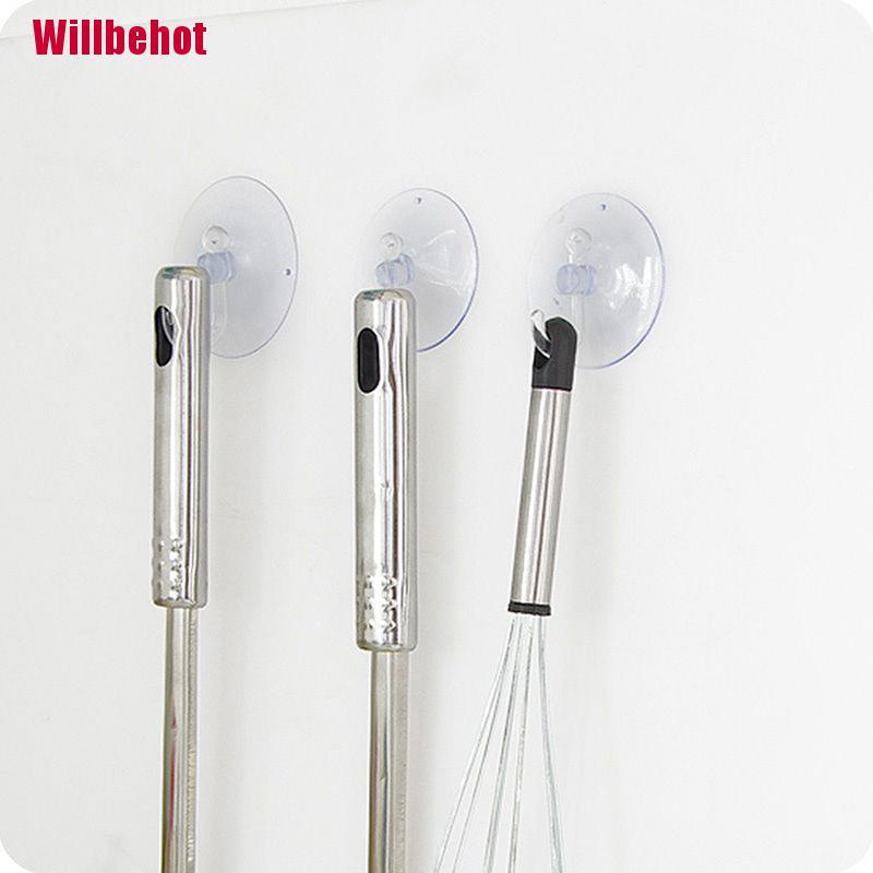 Móc Treo Đồ Gắn Tường Trong Suốt Có Giác Hút Tiện Dụng Cho Nhà Bếp
