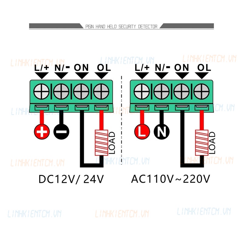 Module hẹn giờ bật tắt luân phiên TM23 Có màn hình LED 7 thanh relay xuất điện trực tiếp ra tải không cần nguồn ngoài