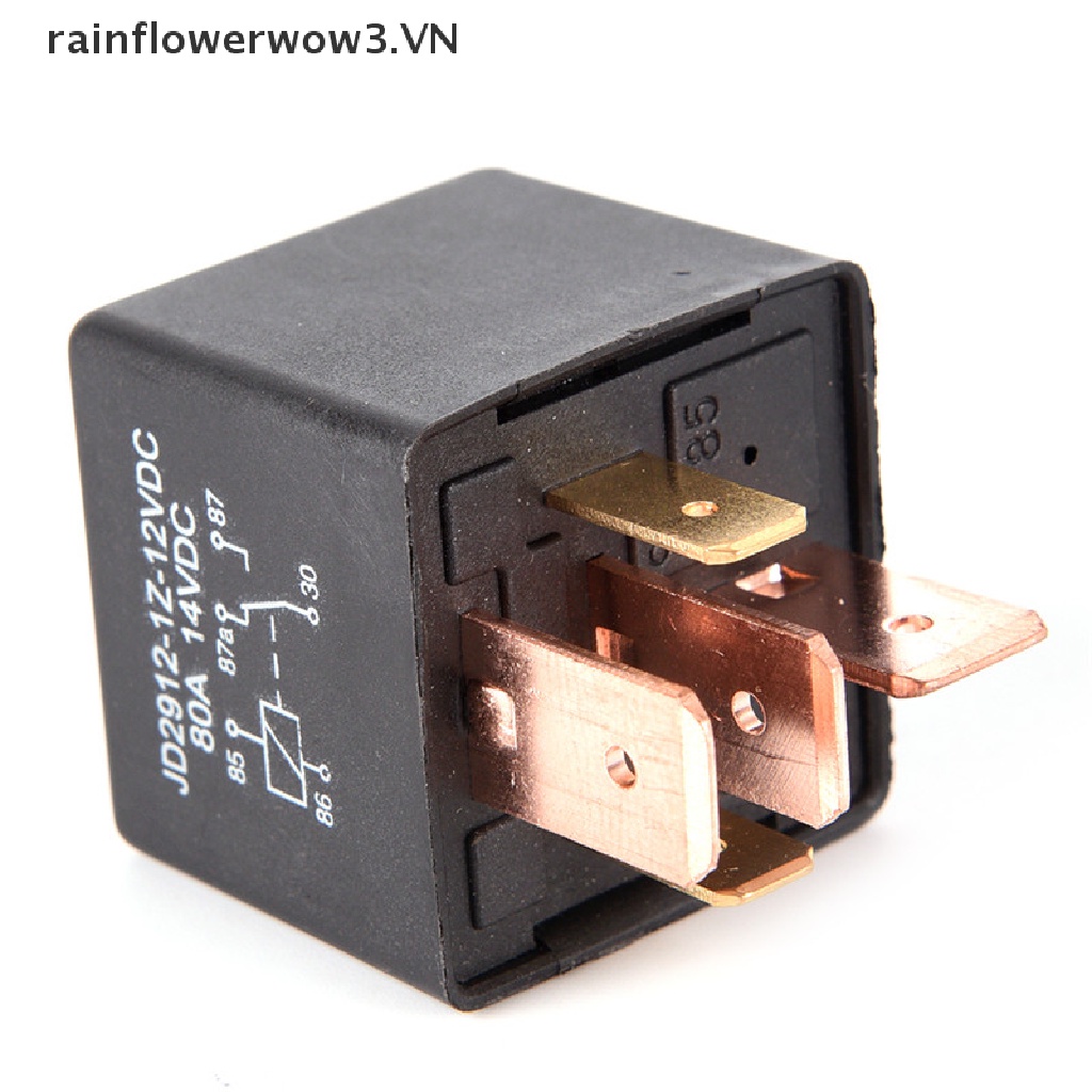 Rơ Le DC SPDT 80A 5 Pin 12V Chống Thấm Nước Chuyên Dụng Cho Xe Hơi