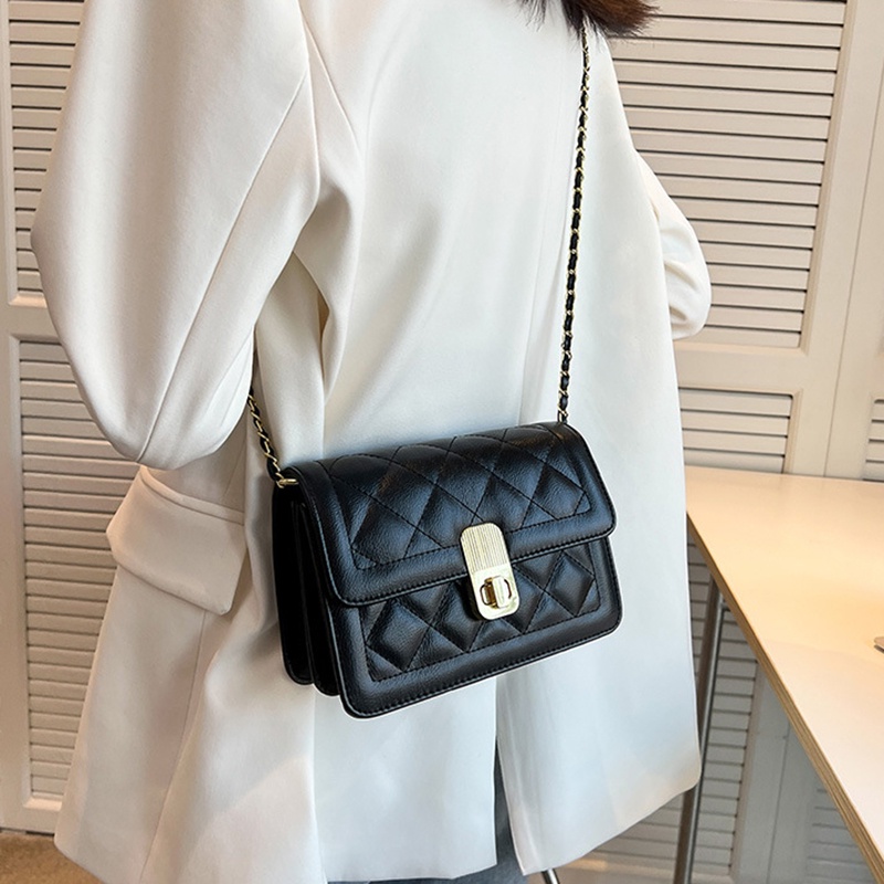 Túi Đeo Chéo Dây Xích Dáng Vuông Nhỏ Chất Lượng Cao Thời Trang Cho Nữ