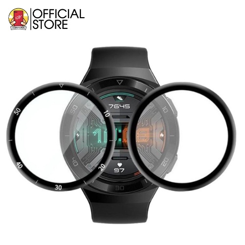 Miếng dán Cường Lực Full Màn Đồng Hồ Huawei Watch GT1 GT2 GT2e GT3 GT2 Pro GT4 40 42 44 46Mm 3D Chống vỡ mép Handtown