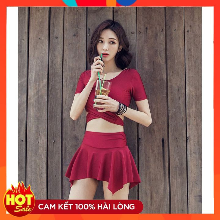 Bộ Bơi Nữ Kèm Quần Bên Trong, Bộ Áo Tắm Mẫu Mới Hàn Quốc | BigBuy360 - bigbuy360.vn