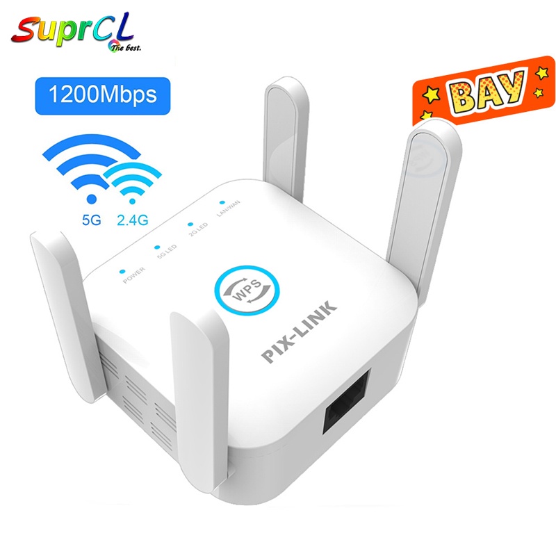 Thiết bị khuếch đại tín hiệu wifi 1200Mbps 802.11N 2.4Ghz chất lượng cao