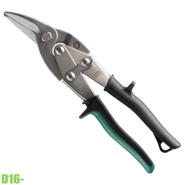 Kéo cắt tôn 1.2mm cắt thẳng, bo cua phải, dài 240mm, Bessey D16. Sản xuất tại Đức