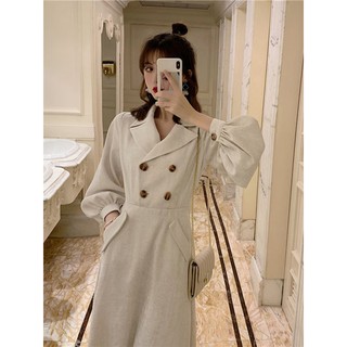 [ ODER ] Váy cổ vest dáng manto [ Có size ]