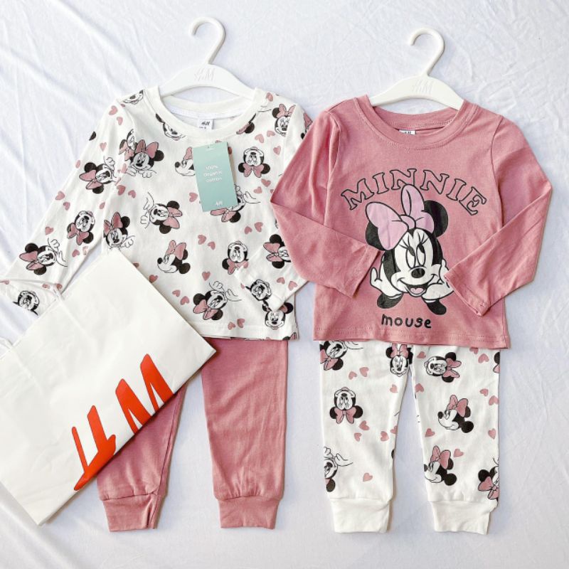 Bộ dài tay thu đông hình Mickey