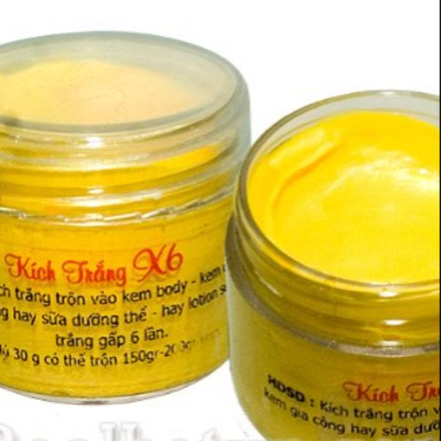 KEM BODY KÍCH TRẮNG X6