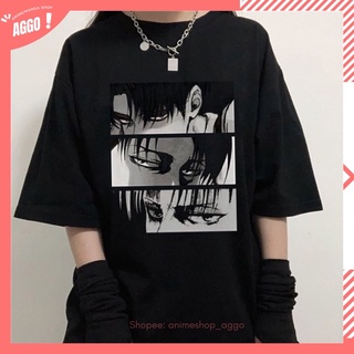 [ CÓ ẢNH THẬT] Áo thun tay lửng Levi Ackerman anime Attack On Titan nhiều màu nam nữ đủ size