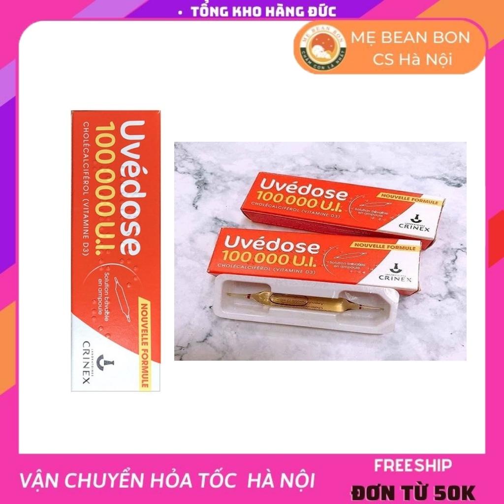 Vitamin D3 Uvedose 100000 UI 2ml liều cao cho bé từ 18 tháng tuổi Pháp 1 liều cho 3 tháng - mẹ bean bon