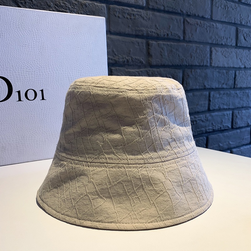 Nón Bucket Họa Tiết Kẻ Sọc Thời Trang Xuân Hè Phong Cách Hàn Quốc Cho Nữ