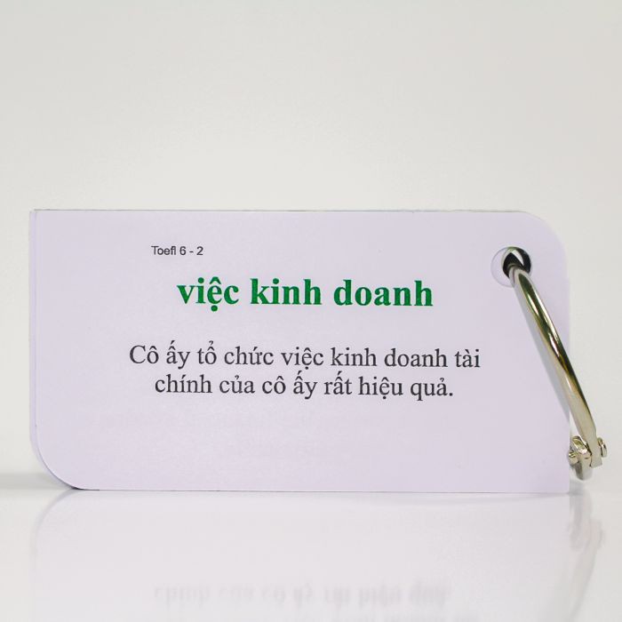 Bộ KatchUp Flashcard TOEFL A - High Quality - Trắng (03AT)