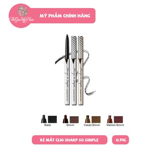 Chì Kẻ Mắt Clio Sharp So Simple Waterproof Pencil Liner - NEW