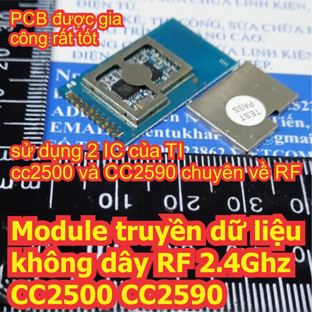 Module truyền dữ liệu không dây RF 2.4Ghz CC2500 CC2590 2591 kde7158