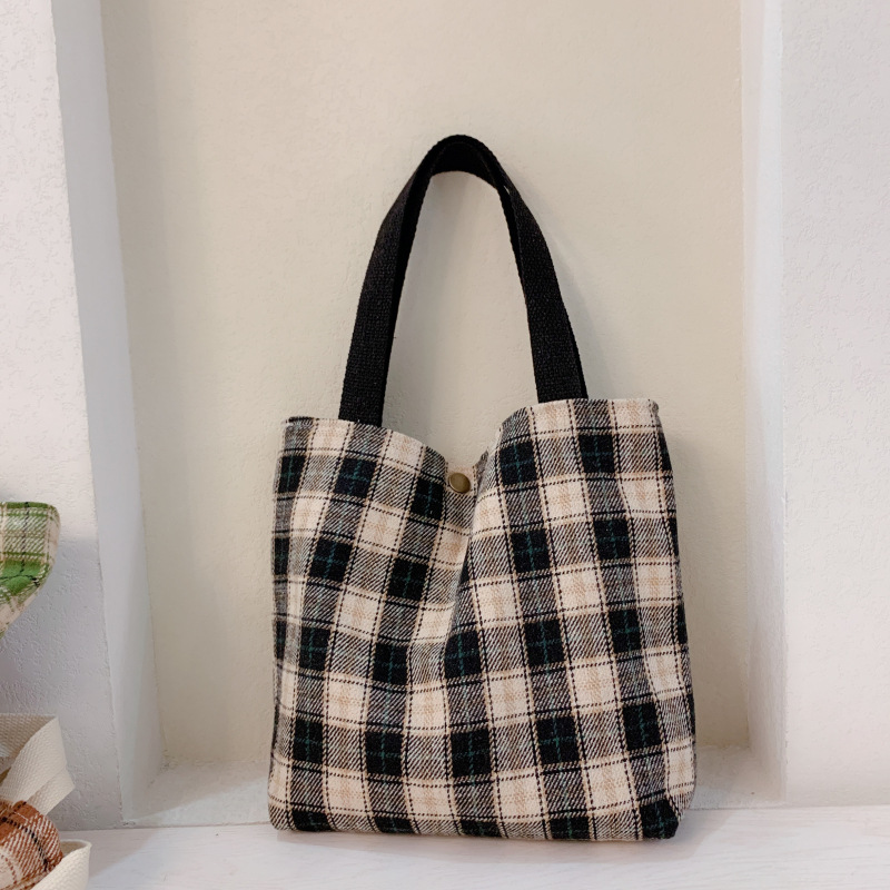 Video Inside Túi Tote Mini Bằng Vải Len Nhỏ Gọn Dễ Thương Phong Cách Hàn Quốc Cho Nữ Sinh