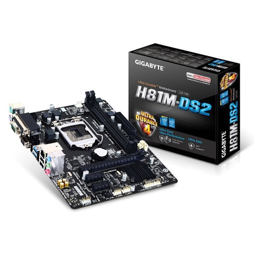 Mainboard GIGABYTE GA-H81M-DS2 Chính Hảng renew