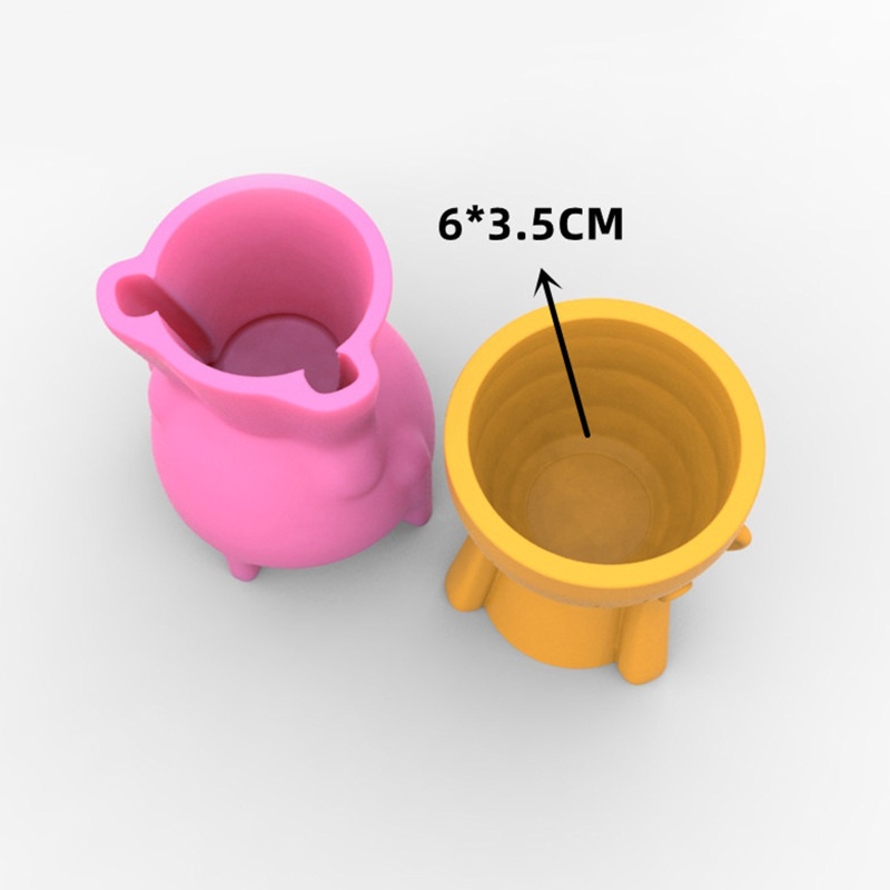 Khuôn Làm Chậu Hoa Bằng Nhựa Resin DIY Hình Bé Trai