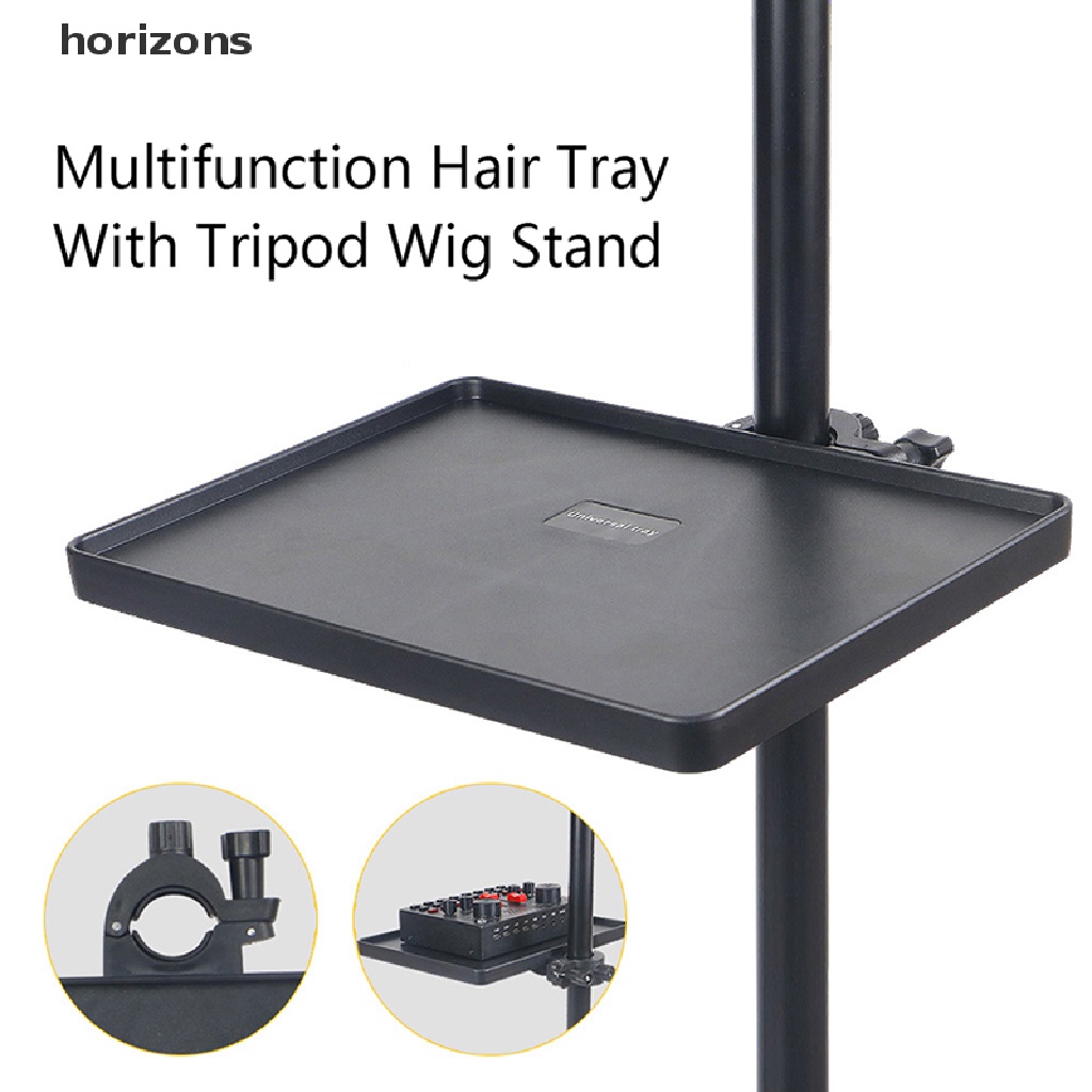 [horizons] Khay Đựng Thẻ Âm Thanh Tóc Giả Kèm Giá Đỡ Ba Chân + Lược Kẹp Tóc (h)