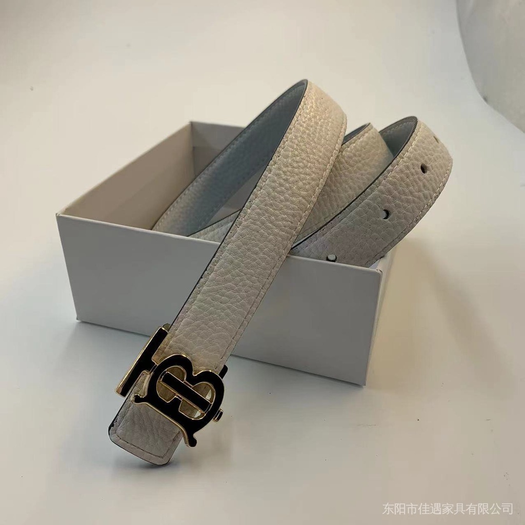 BURBERRY Thắt Lưng Gucci Hai Mặt Họa Tiết LV Sang Trọng Cho Nữ LQ93