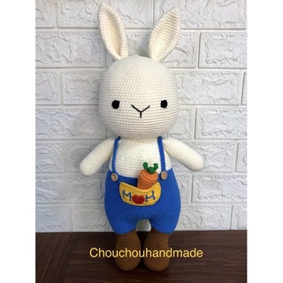 Thú len nhồi bông handmade  - Thỏ Chubby