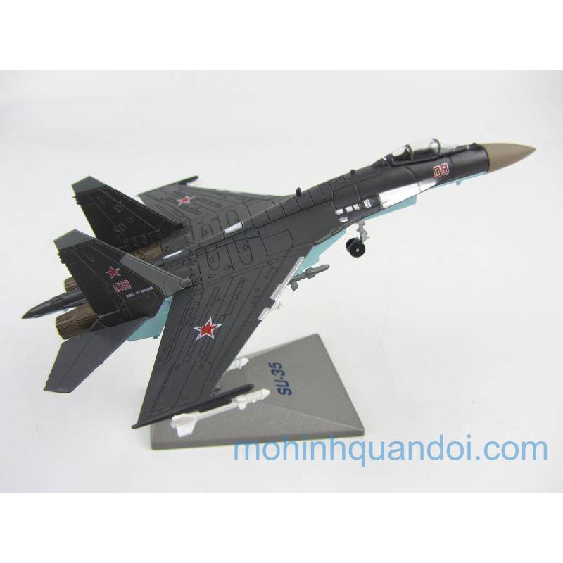 Mô hình máy bay Su-35 nhỏ Hợp kim Dài 15cm