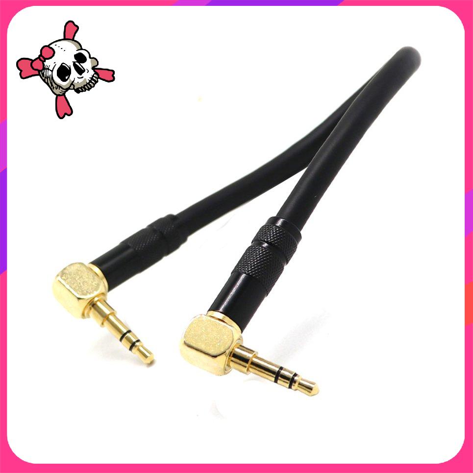 ⚡Fk FK⚡Dây cáp âm thanh đầu cắm 3.5mm 90 độ | BigBuy360 - bigbuy360.vn