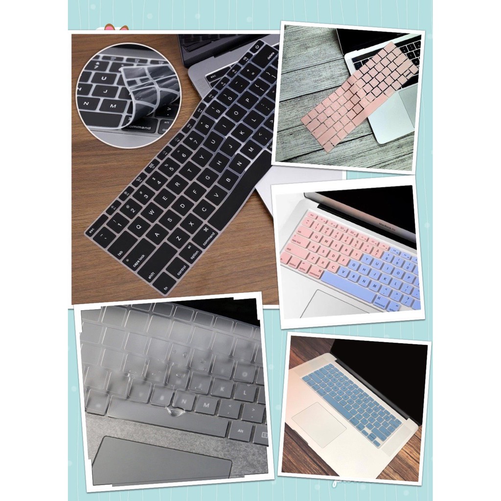 Phủ Phím Silicon Đủ Màu Cho MacBook 11/ 12/ 13/15inch BẢN QUỐC TẾ (US)