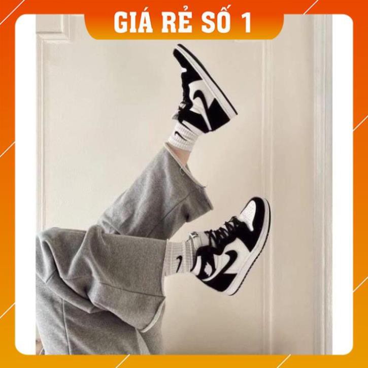 [ FREESHIP –BẢO HÀNH 12 THÁNG] GIÀY SNEAKER NAM NỮ JORDAN CAO CỔ ĐEN TRẮNG HOT TREND | BigBuy360 - bigbuy360.vn