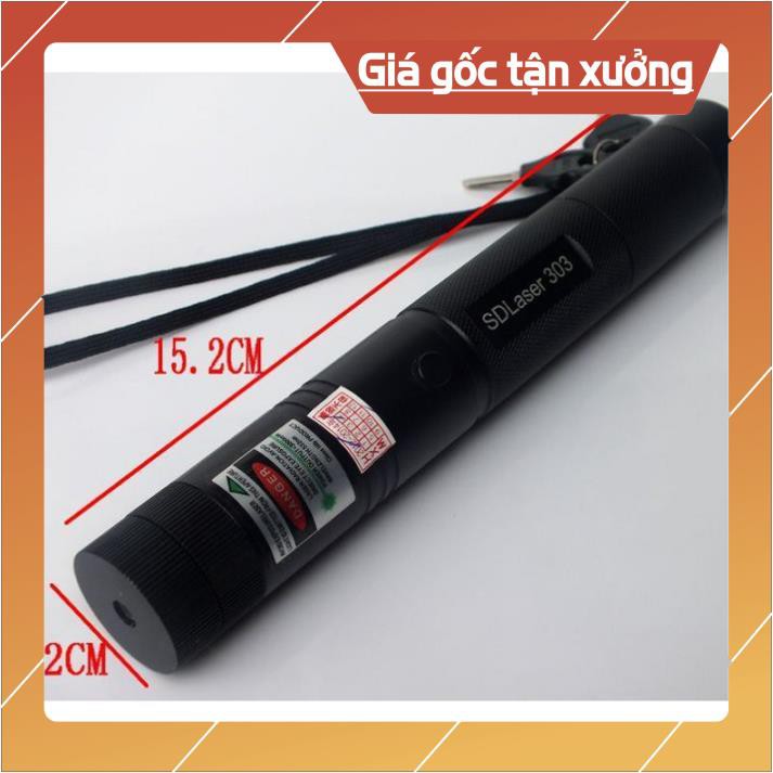 Đèn Laser cầm tay chiếu siêu xa SD303 ( Kèm pin 18650 3000 mAh )