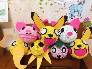 Đèn lồng handmade hình mặt trời